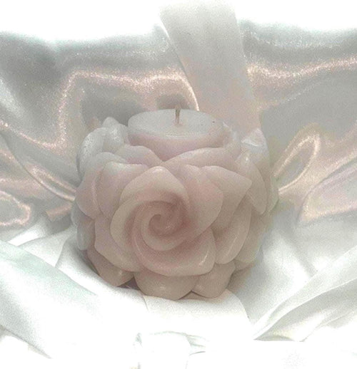 Chubby Rose Candle in Fairy Pink 2pc set!
