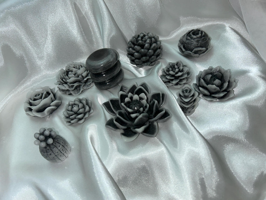 Dark Floral Wax Melts, Eucalyptus Scented, 13 pc Set