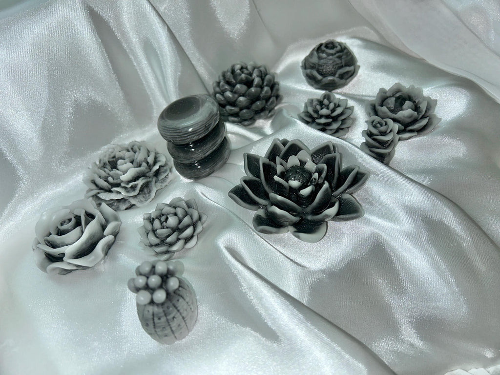Dark Floral Wax Melts, Eucalyptus Scented, 13 pc Set