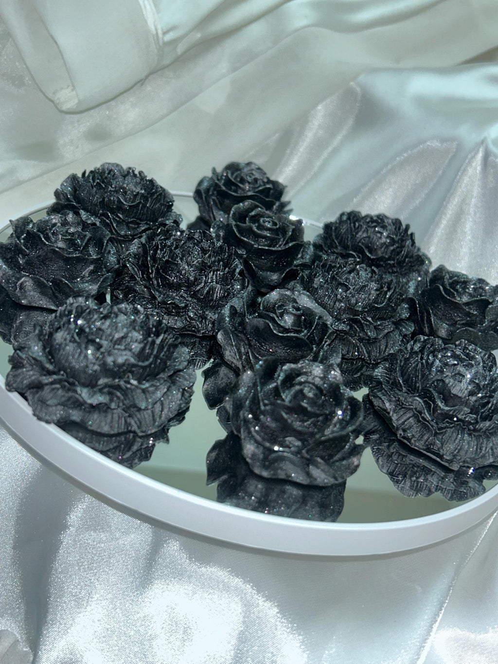 Florally Rustic Black Dark Little Angels, 3D Dark Tarts, 12pc set!