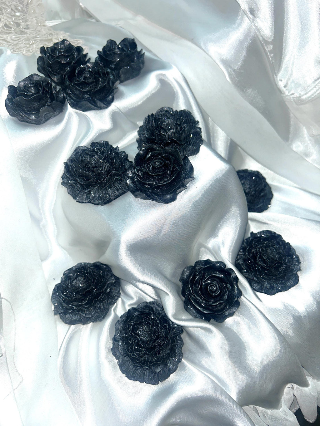 Florally Rustic Black Dark Little Angels, 3D Dark Tarts, 12pc set!