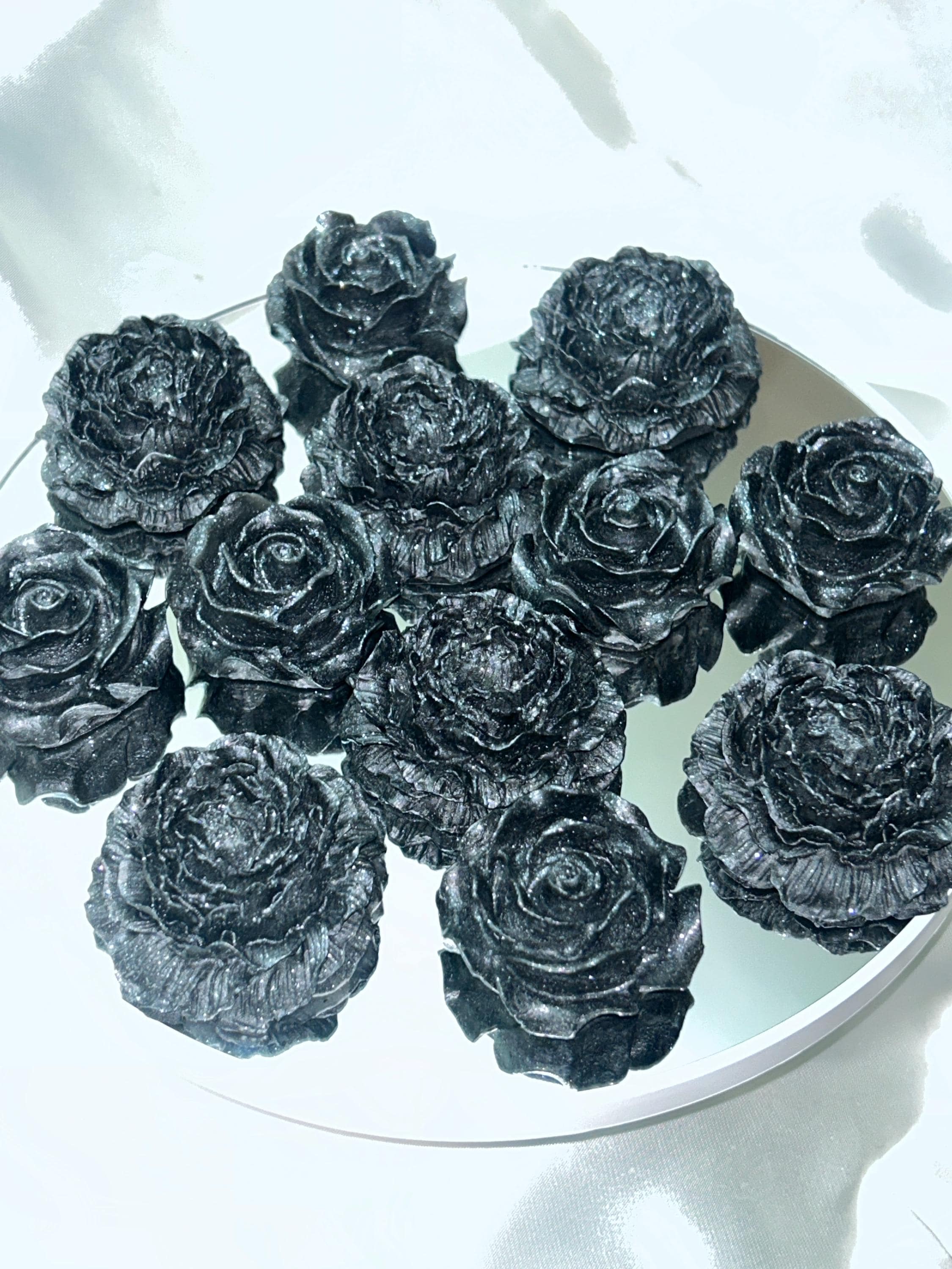 Florally Rustic Black Dark Little Angels, 3D Dark Tarts, 12pc set!