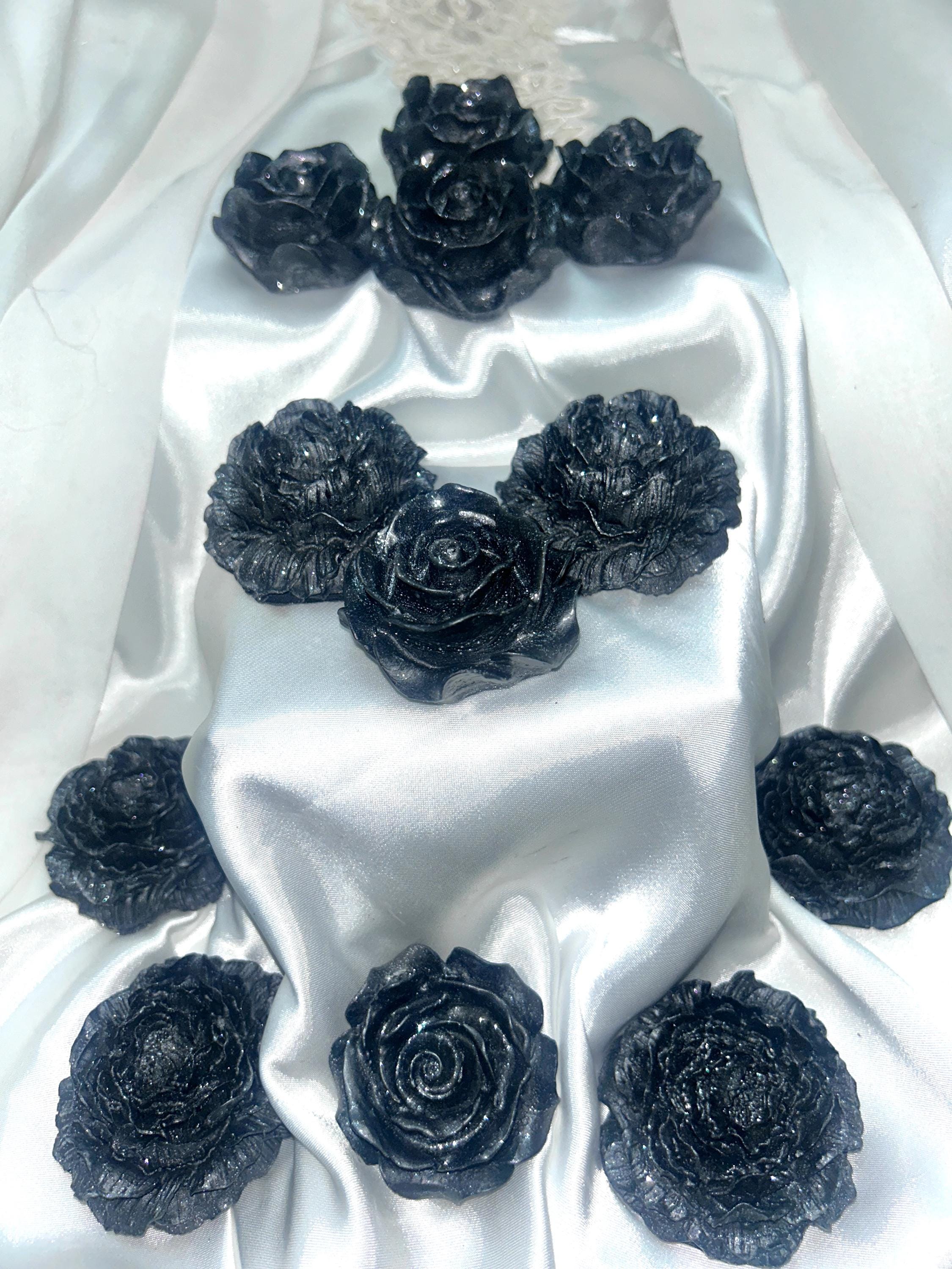 Florally Rustic Black Dark Little Angels, 3D Dark Tarts, 12pc set!