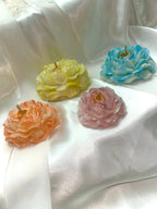 Prosperous Peonies, 3D Frosted Petal Tips, 4 pc set!