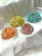Prosperous Peonies, 3D Frosted Petal Tips, 4 pc set!