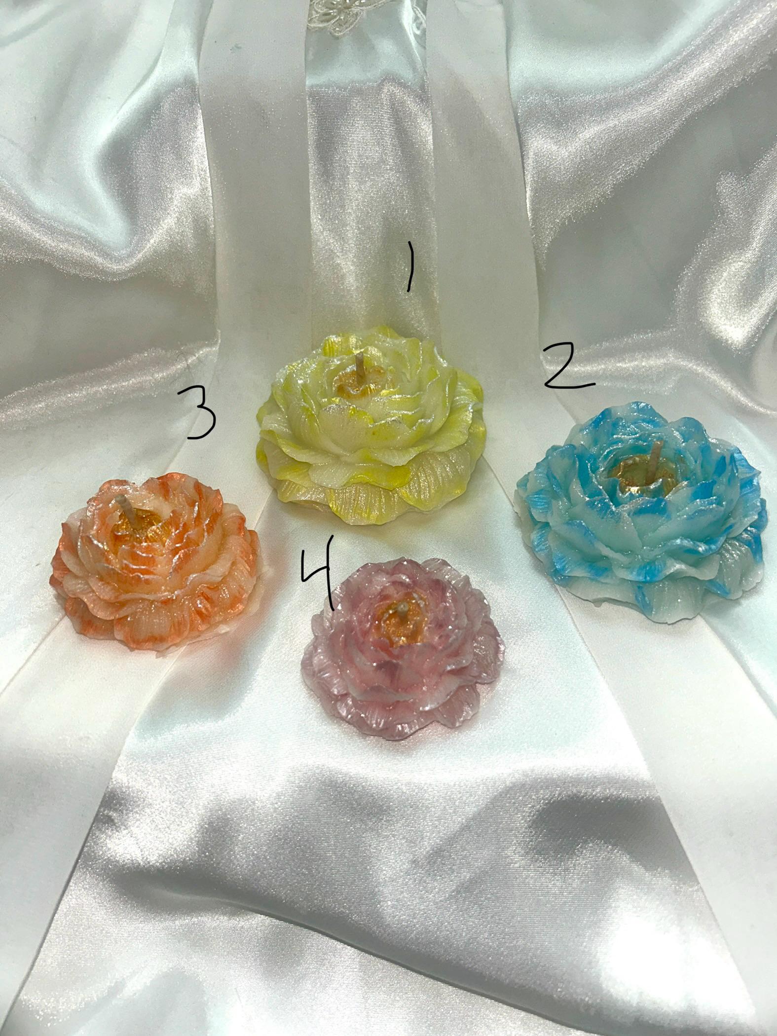 Prosperous Peonies Bundle (1 set of 4) with 3D crown frosted petal tips