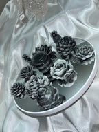 Dark Floral Wax Melts, Eucalyptus Scented, 13 pc Set