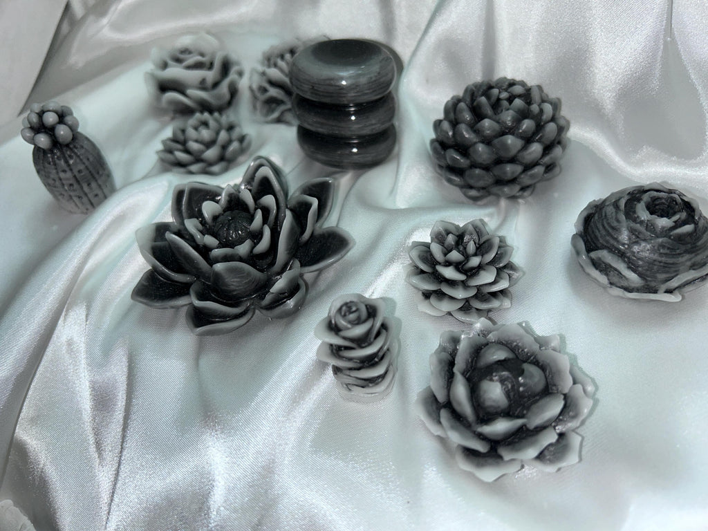 Dark Floral Wax Melts, Eucalyptus Scented, 13 pc Set