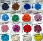 3D Floral Peaking Meadow Candle Set, Spring Green Leaves