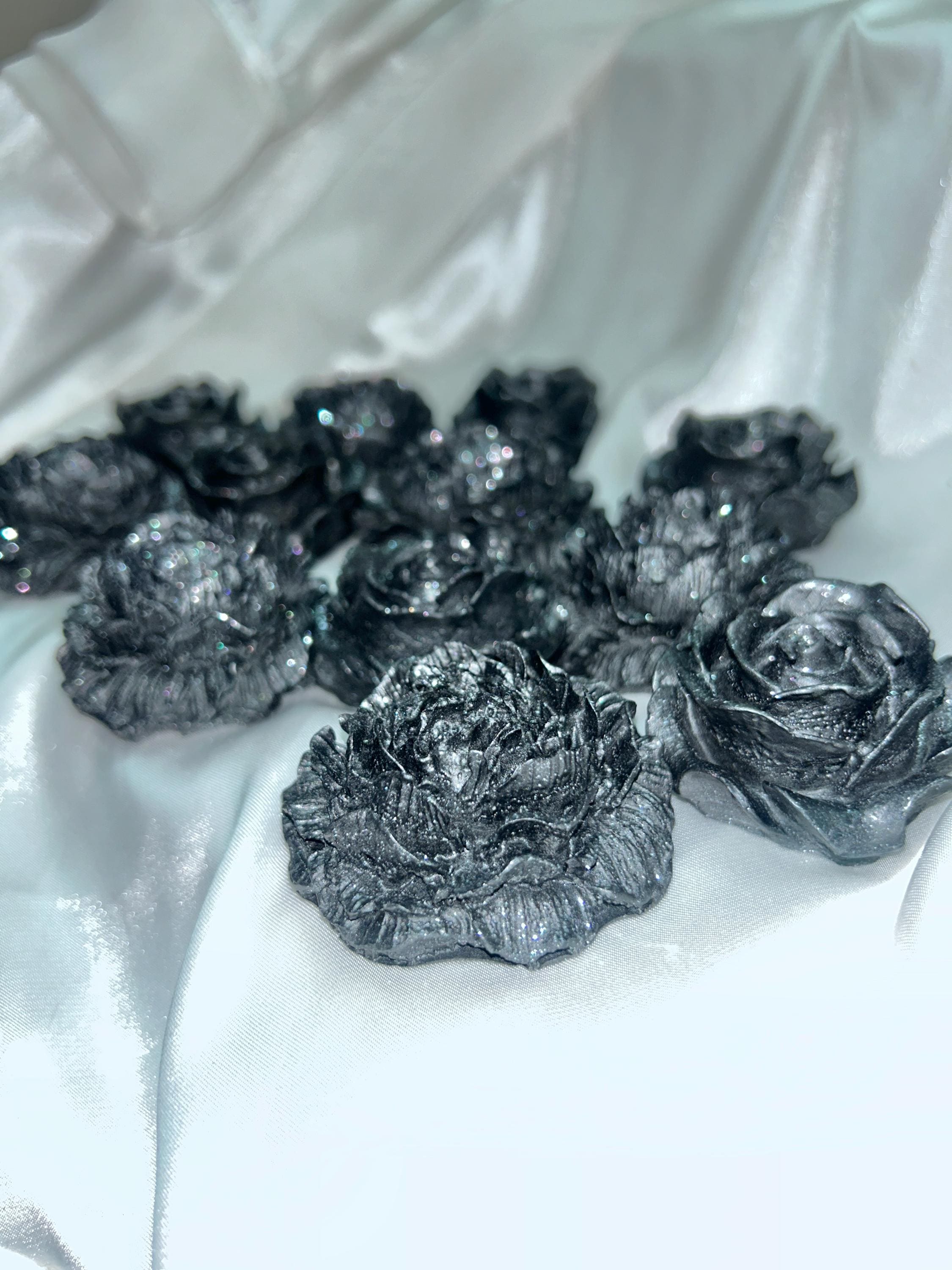 Florally Rustic Black Dark Little Angels, 3D Dark Tarts, 12pc set!