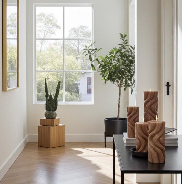 Ripples Of Time in Copper Sun Tan, 3D Crown Molded, 4 pc set!