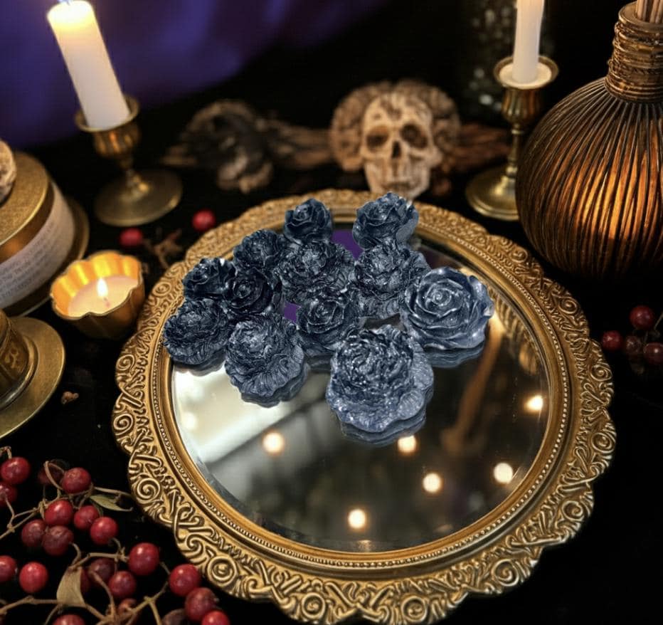 Florally Rustic Black Dark Little Angels, 3D Dark Tarts, 12pc set!