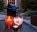 Chubby Roses Are Red Candles, 3D Crown Frosted Petal Tips, 2pc set!