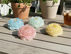 Prosperous Peonies, 3D Frosted Petal Tips, 4 pc set!