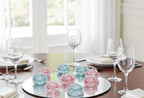 Floral Tea Lights, 3D Frosted in Whimsical White, 12 pc set!