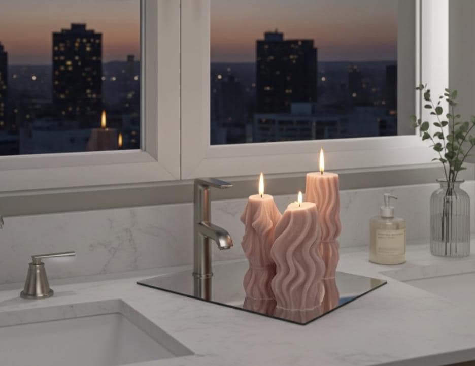 3D Spiral Waved Classic Three in Copper Sun Tan, 3 pc set!