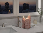 3D Spiral Waved Classic Three in Copper Sun Tan, 3 pc set!