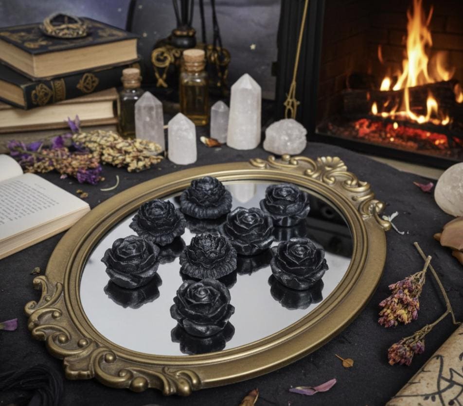 Florally Rustic Black Dark Little Angels, 3D Dark Tarts, 12pc set!