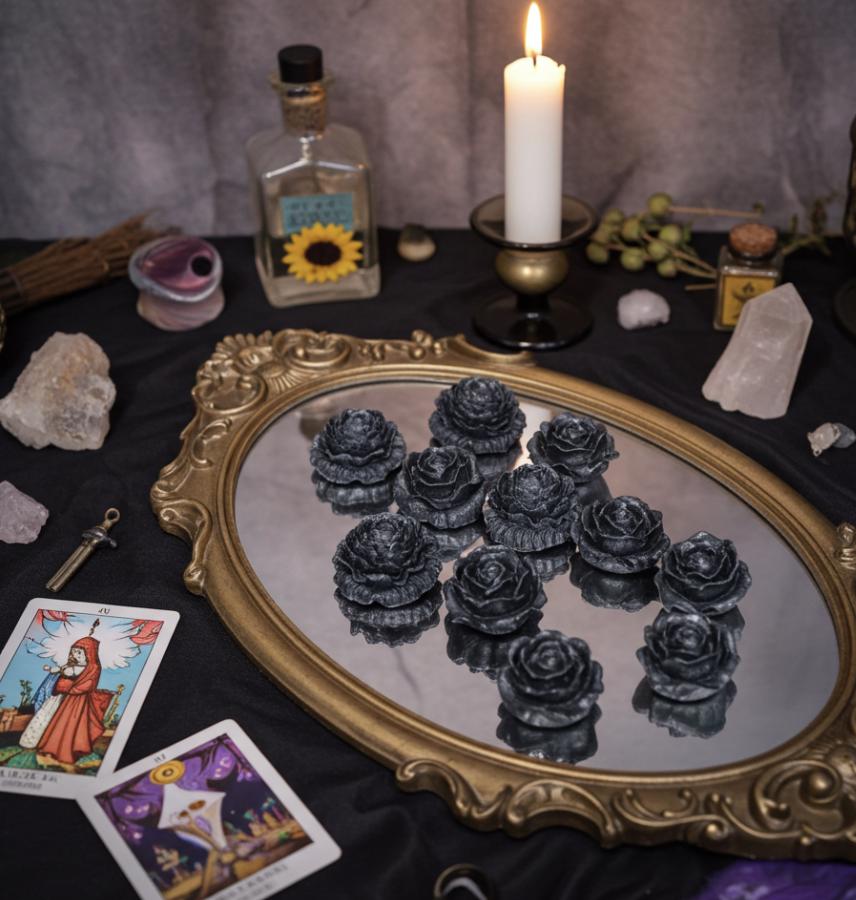 Florally Rustic Black Dark Little Angels, 3D Dark Tarts, 12pc set!
