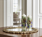 La Dolce Vita Candles in Il Vino Rosso, 3D Crowned Grapevine Moldings, 2pc set!