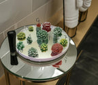 Succulent 3D Frosted Wax Tarts: Cacti, Rose & Peony, 14-Piece Set!