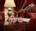 Chubby Roses Are Red Candles, 3D Crown Frosted Petal Tips, 2pc set!