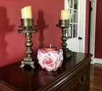 Chubby Roses Are Red Candles, 3D Crown Frosted Petal Tips, 2pc set!