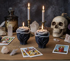 Black Rose Candles, 3D Crown Frosted Petal Tips, 2pc set!