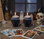 Black Rose Candles, 3D Crown Frosted Petal Tips, 2pc set!