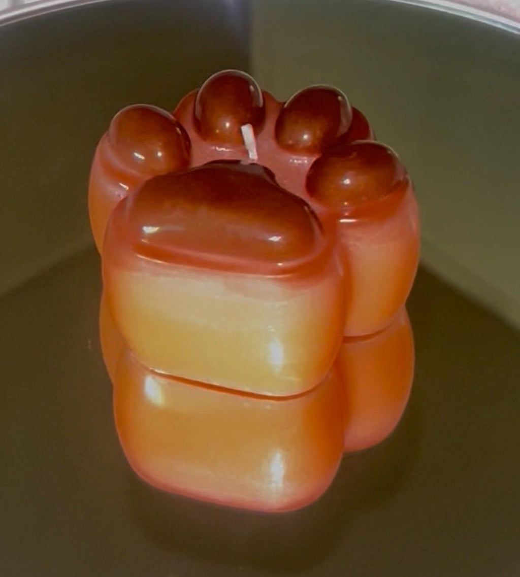 Paw Cups Candles, 4 pc set!