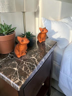 Heathcliff Orange Cat Candle, 2 pc set!