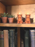 Heathcliff Orange Cat Candle, 2 pc set!
