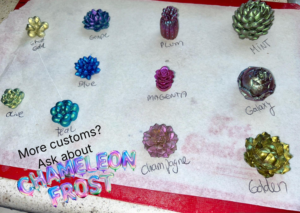 Mystical Owl Candles, 3D Frosted Moldings, 2pc set!