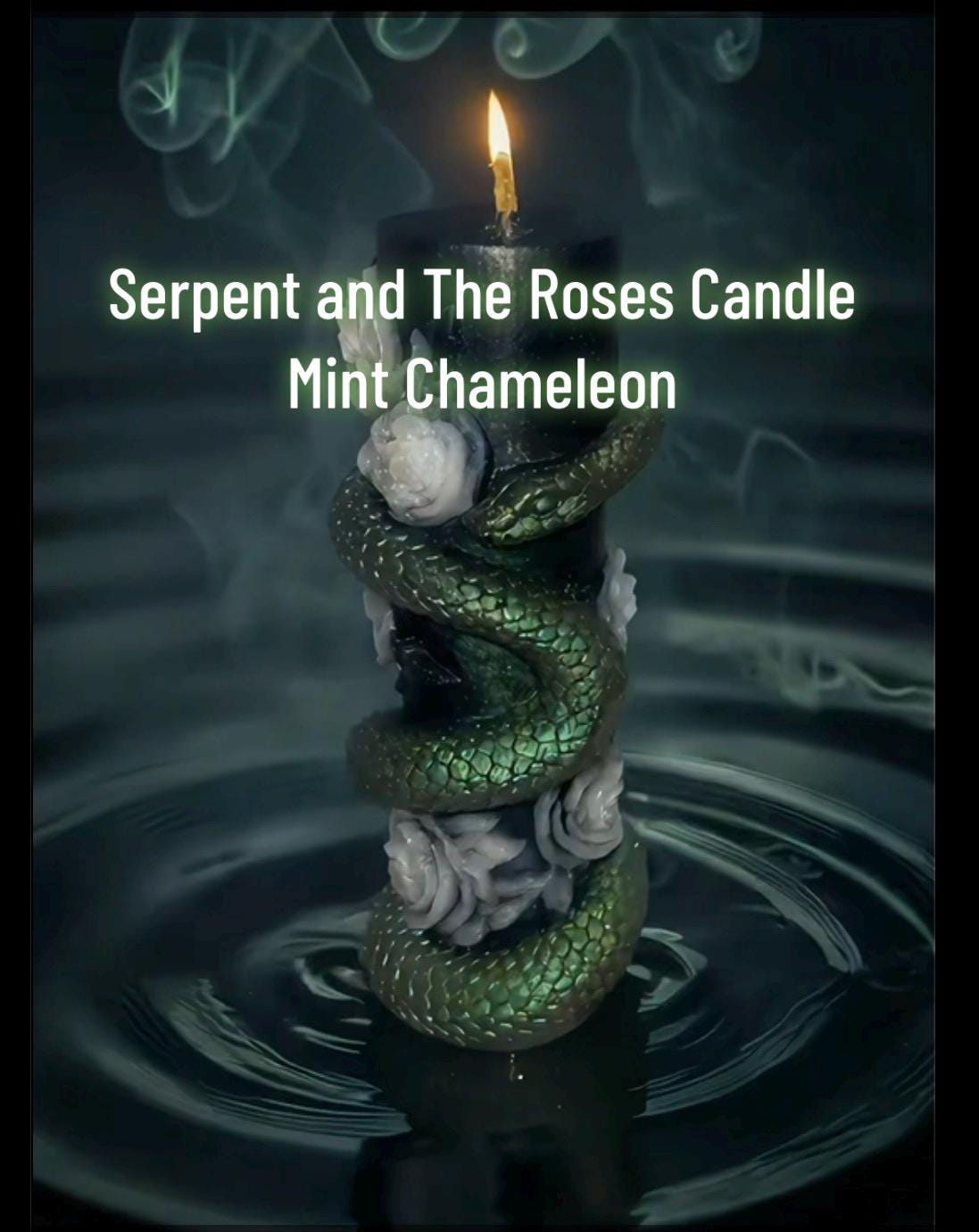 Serpent and The Roses Candle, 2pc set!