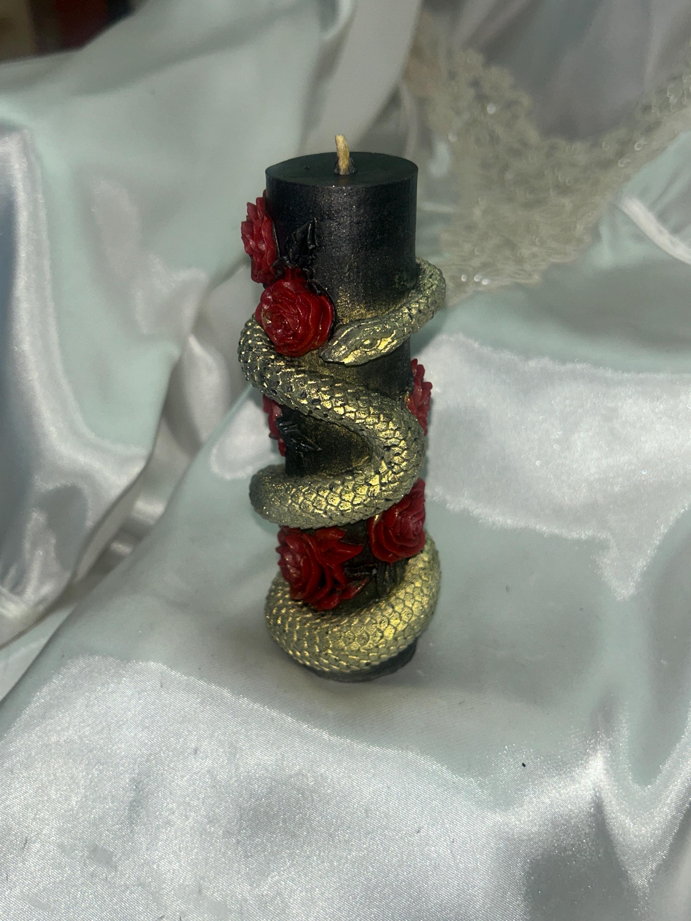 Serpent and The Roses Candle, 2pc set!