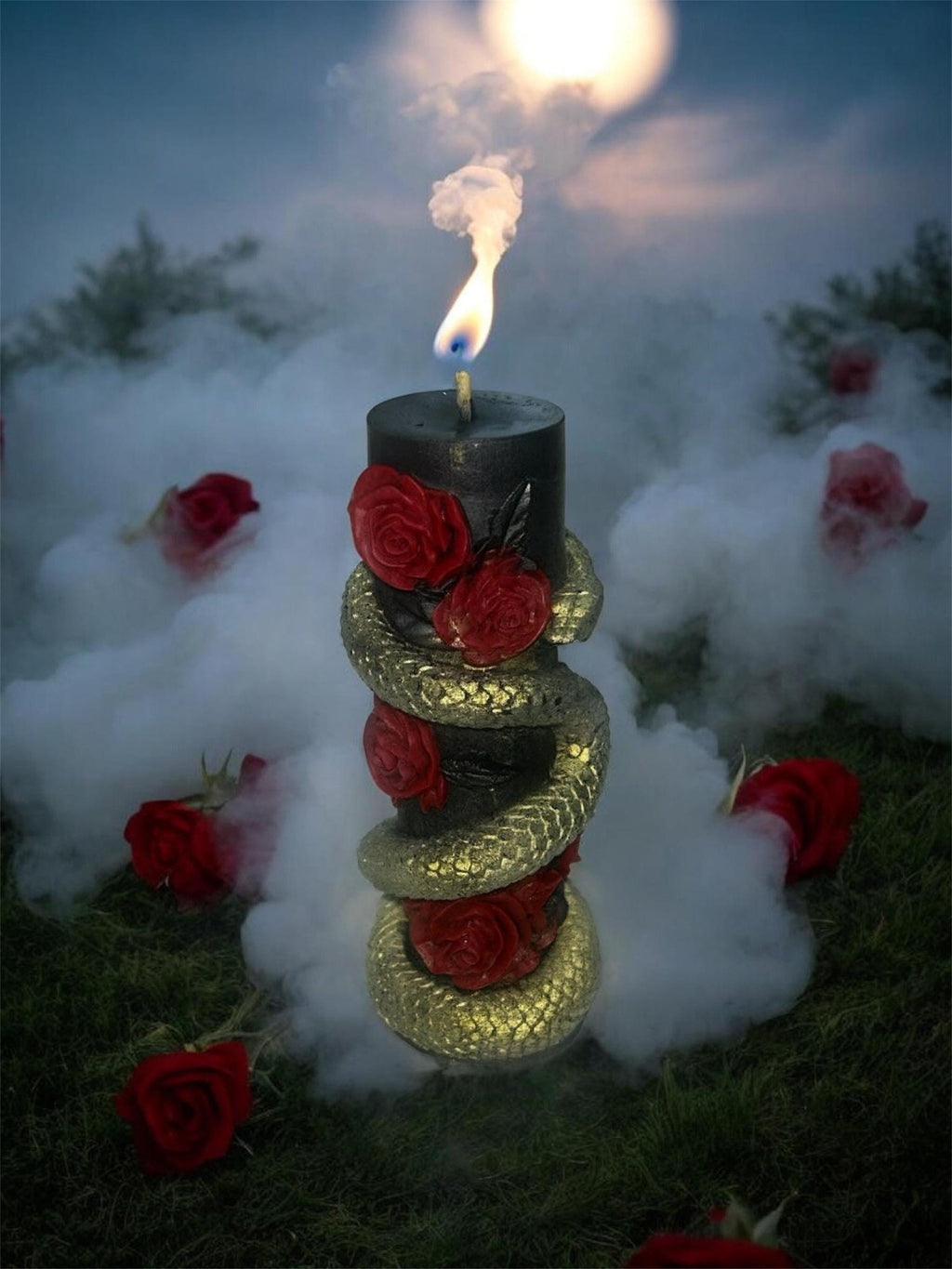 Serpent and The Roses Candle, 2pc set!