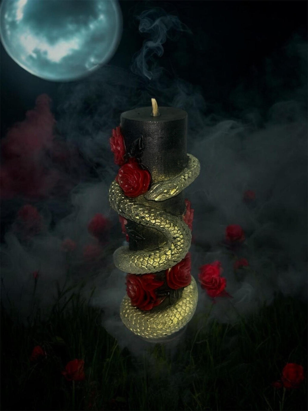 Serpent and The Roses Candle, 2pc set!