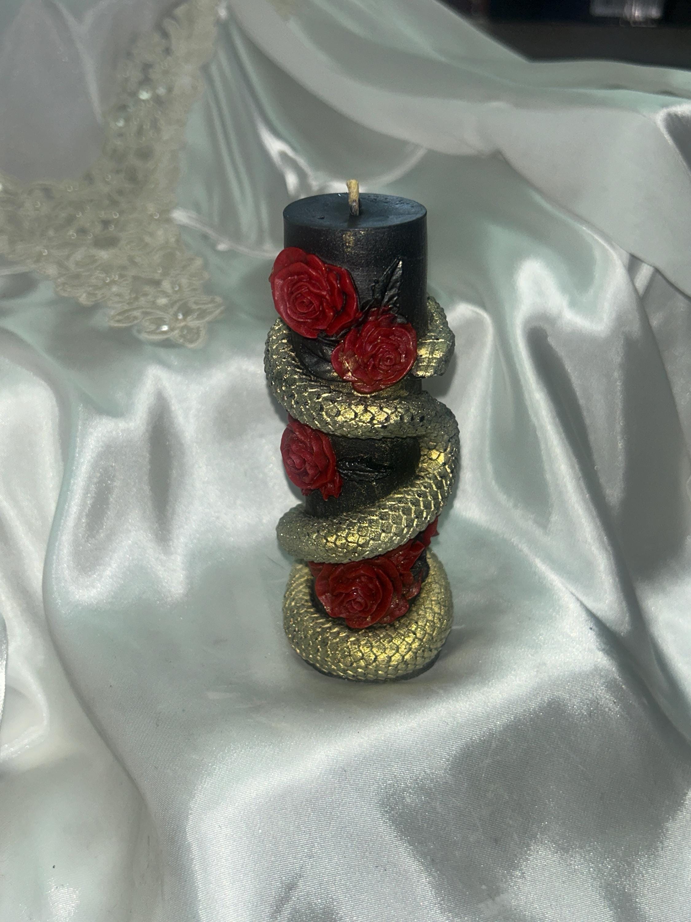 Serpent and The Roses Candle, 2pc set!