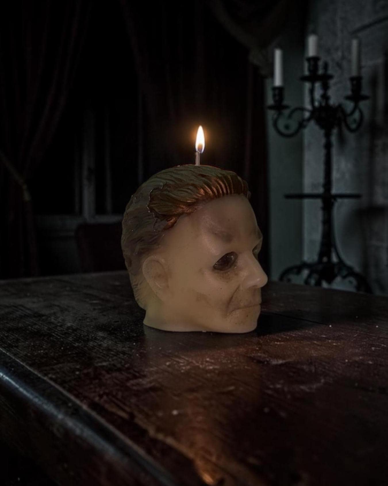 Michael Myers candles, 2 pc set!