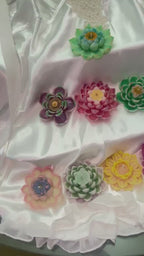 Lost In Lotus Bundle (1 set of 4) with 3D crown frosted petal tips