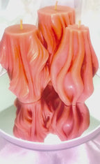 3D Spiral Waved Classic Three in Copper Sun Tan, 3 pc set!