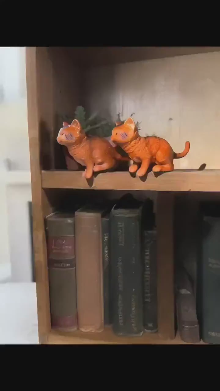 Heathcliff Orange Cat Candle, 2 pc set!